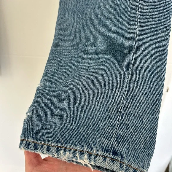 Agolde Feel Good High Waisted Button Fly Jeans Size 27 - Picture 12 of 15